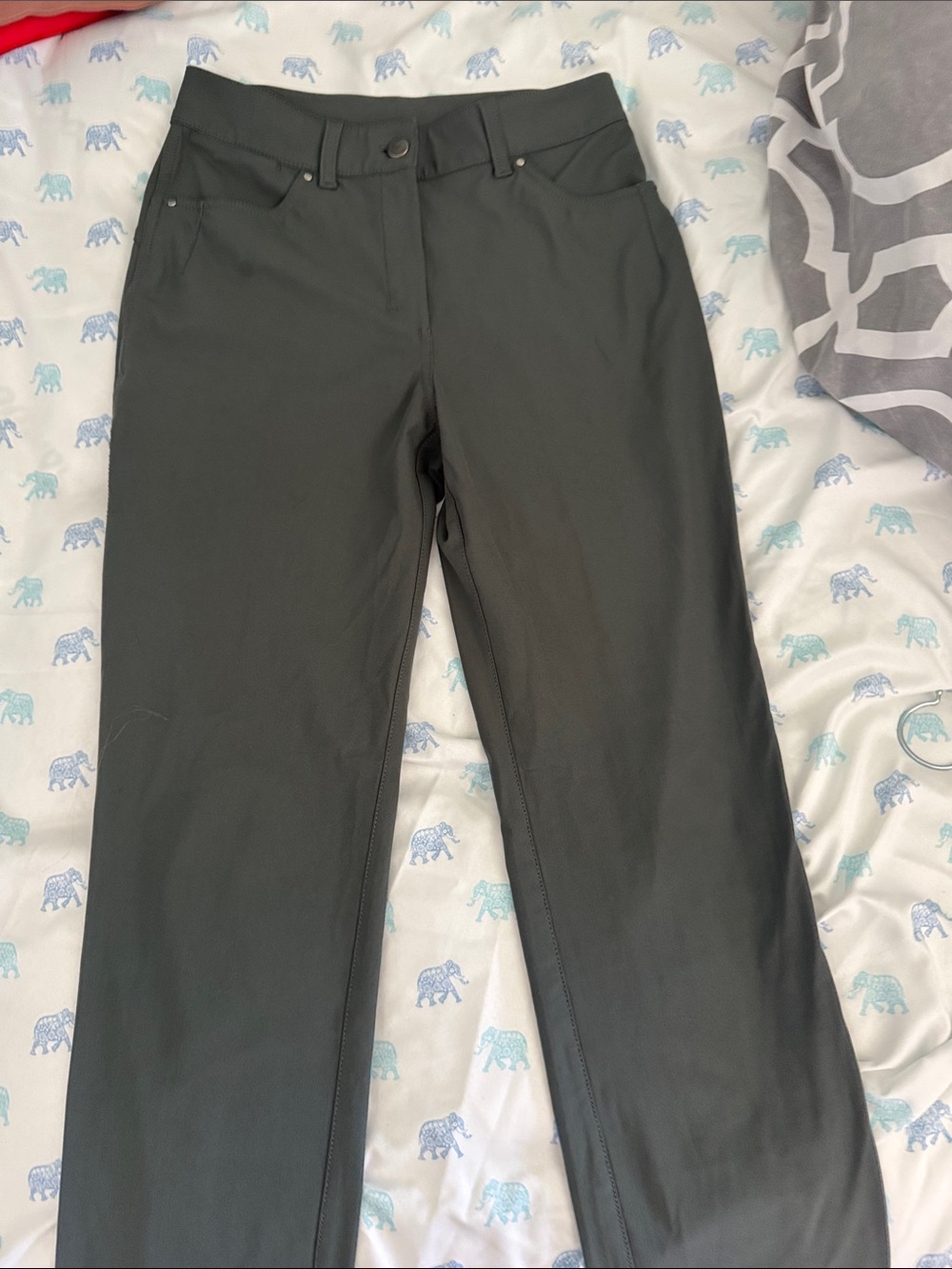 Green Lululemon work Pants